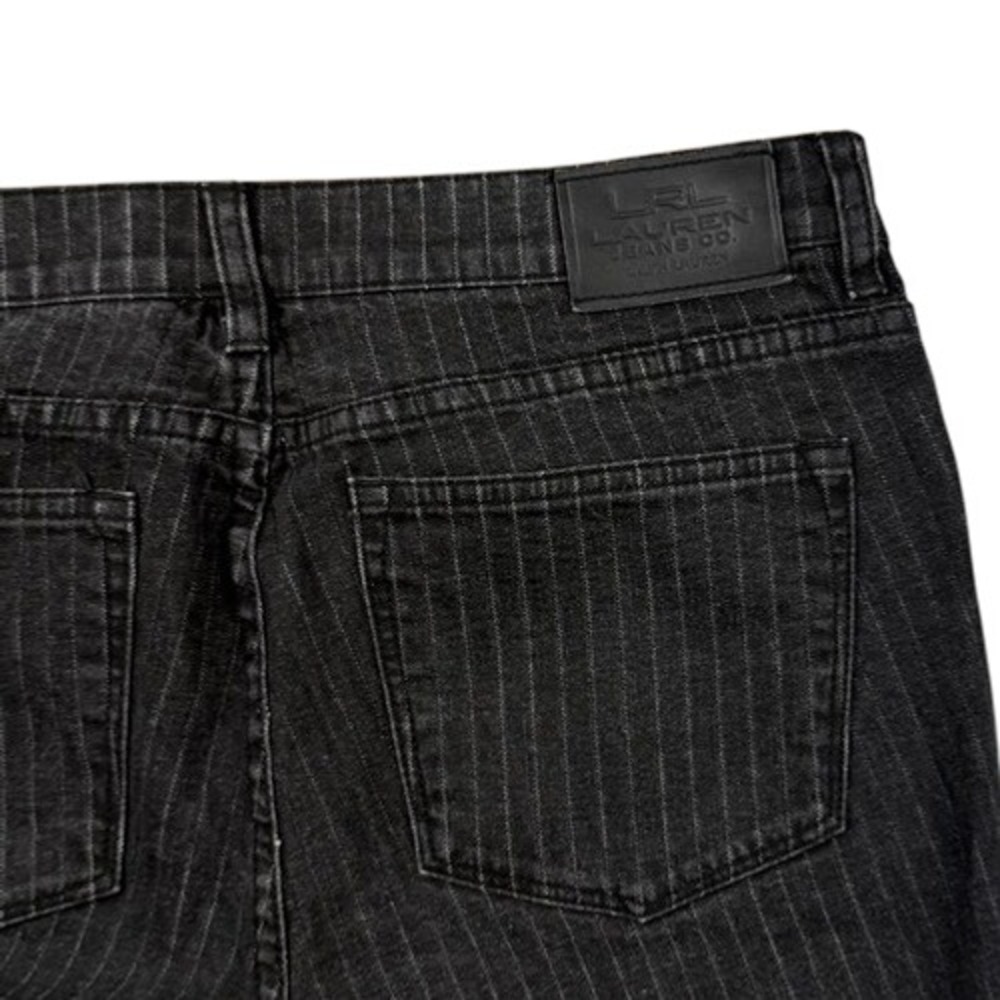 Lauren Ralph Lauren Modern Skinny Pinstripe Jeans Gray Size 10